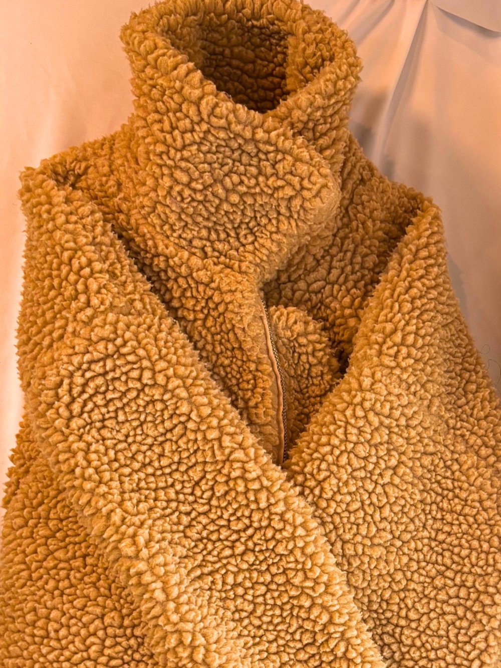 I. AM. GIA. Sherpa Zip Up Jacket Size S